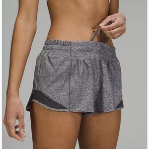 Lululemon Hotty Hot shorts 2" - Heather Gray 8